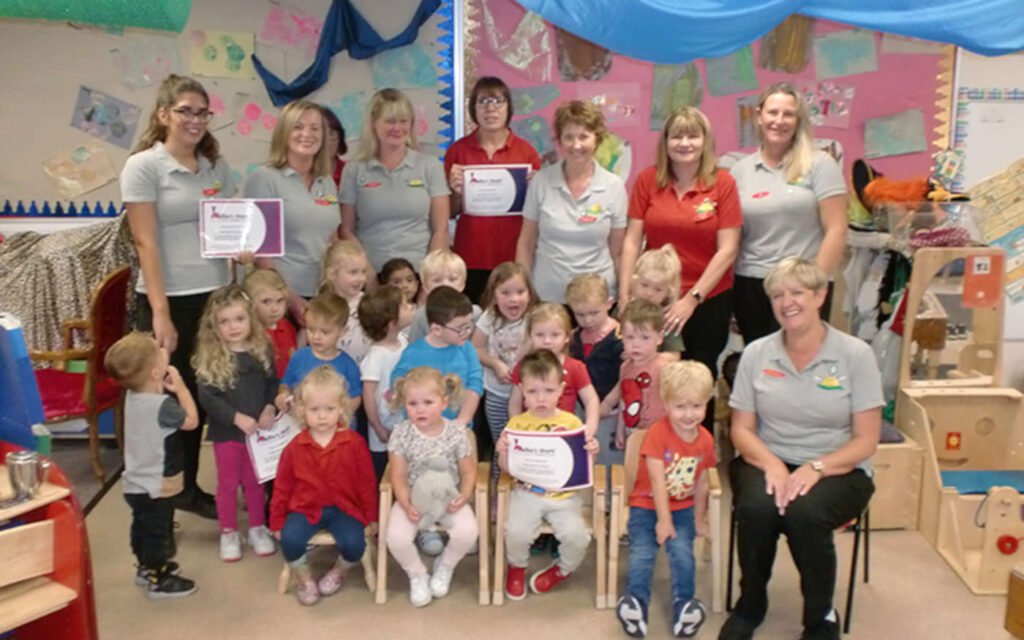 Awarded setting: Bright Sparks Pre-School, Great Preston
