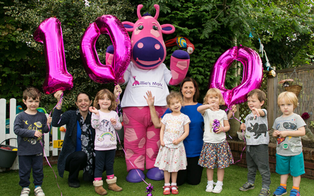 Celebrations as 100th nursery achieves Millie’s Mark